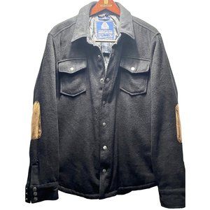 American Rag Men’s Quilted  Elbow Patch Shirt Jacket, Size Large